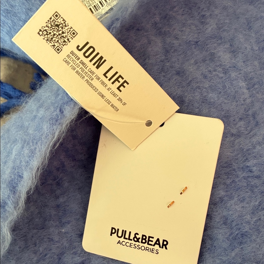 NWT Soft Blue Scarf from Spain - Pull&Bear - Picture 3 of 6